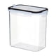 thumbnail image 2 of Recipiente hermético transparente con tapa para almacenar alimentos | Recipiente de plástico para alimentos secos | A prueba de fugas, apilable, apto para lavavajillas | Organizador de despensa de, 2 of 6