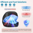 thumbnail image 2 of Zvous Nail Fungus Treatment Device, Toenail Fungus Laser with 940nm Infrared & 500nm Blue Light, Home Antifungal Light Therapy, Easy to Use (BLACK), 2 of 6
