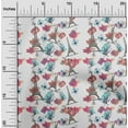 thumbnail image 1 of oneOone Cotton Poplin Pink Fabric Eiffel Tower|Camera & Bag Travel Fabric For Sewing Printed Craft Fabric By The Yard 56 Inch Wide, 1 of 4