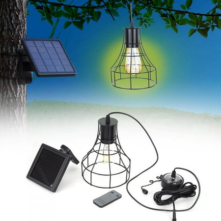 

Tebru Rope Chandelier Shed Light Solar Remote Control Shed Light LED Hanging Rope Chandelier E27 Socket for Indoor Outdoor Decoration Warm Light