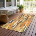 thumbnail image 6 of Addison Rugs Chantille Indoor/Outdoor Transitional Stripes Orange Washable Runner Rug, 2'3" x 7'6", 6 of 6