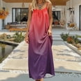 thumbnail image 2 of GHIIYER Robes Maxi pour Dames Femmes Robe Aguichant Dos Nu Imprimée Coupe Ample Sans Manches Longue Légère Confortable à Porter, 2 of 7