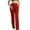 Red-08, variant on Owordtank Womens Leisure Solid Color Trouser High Waist Comfy Business Casual Pants
