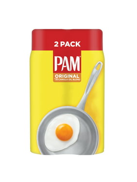 PAM Original Canola Oil Nonstick Cooking and Baking Spray, 10 oz, 2 Pack