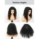 thumbnail image 3 of Media peluca ISEE 3 en 1, cabello humano rizado, 180% de densidad, 18 pulgadas, 3 of 9