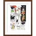 thumbnail image 2 of Art.com Quality Meats for the Public, 1982 Giclee Print by Jean-Michel Basquiat, Brown Frame Wall Art, 17" x 21", 2 of 4