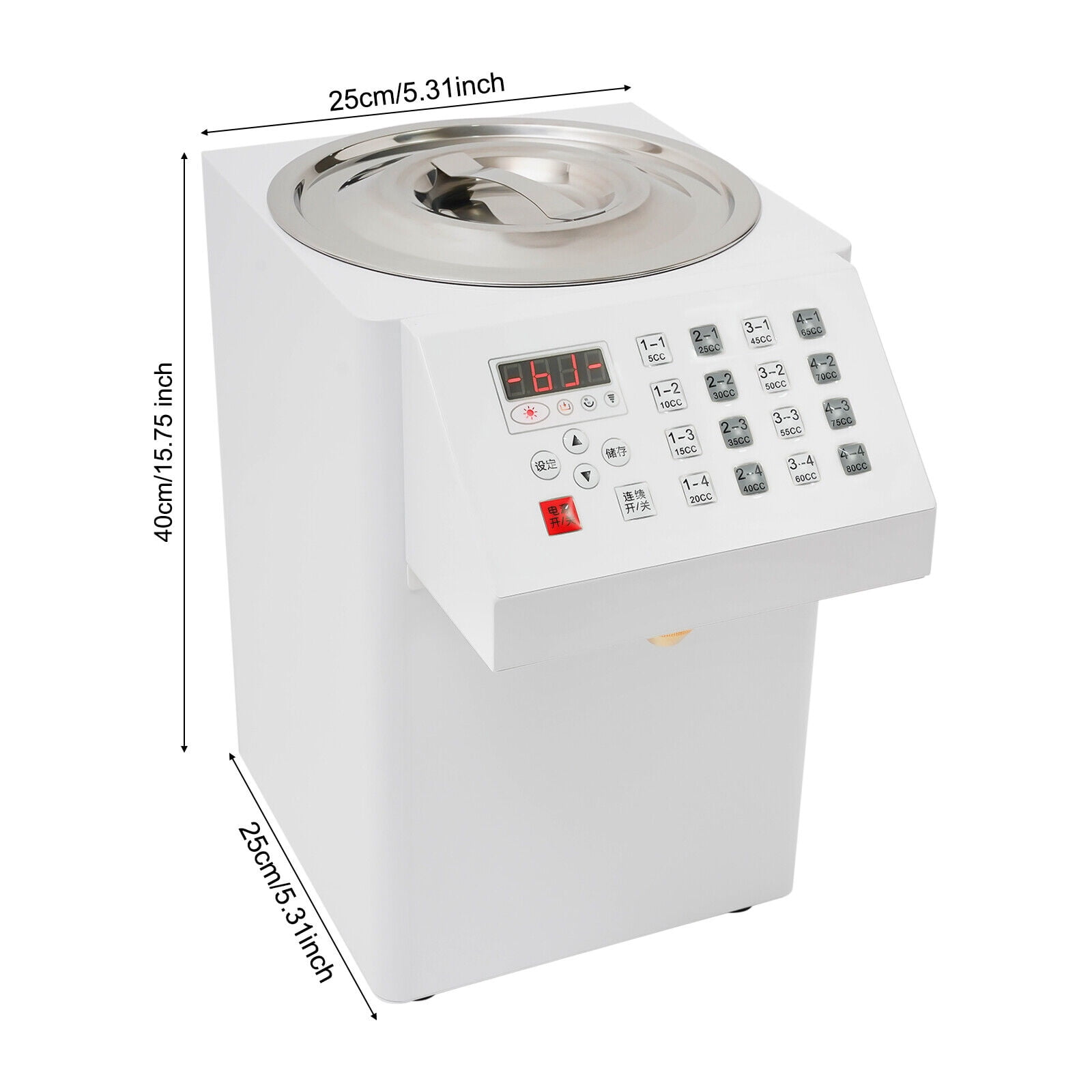 Fructose Quantitative Machine Fructose Dispenser for Commercial Bubble Tea 110V