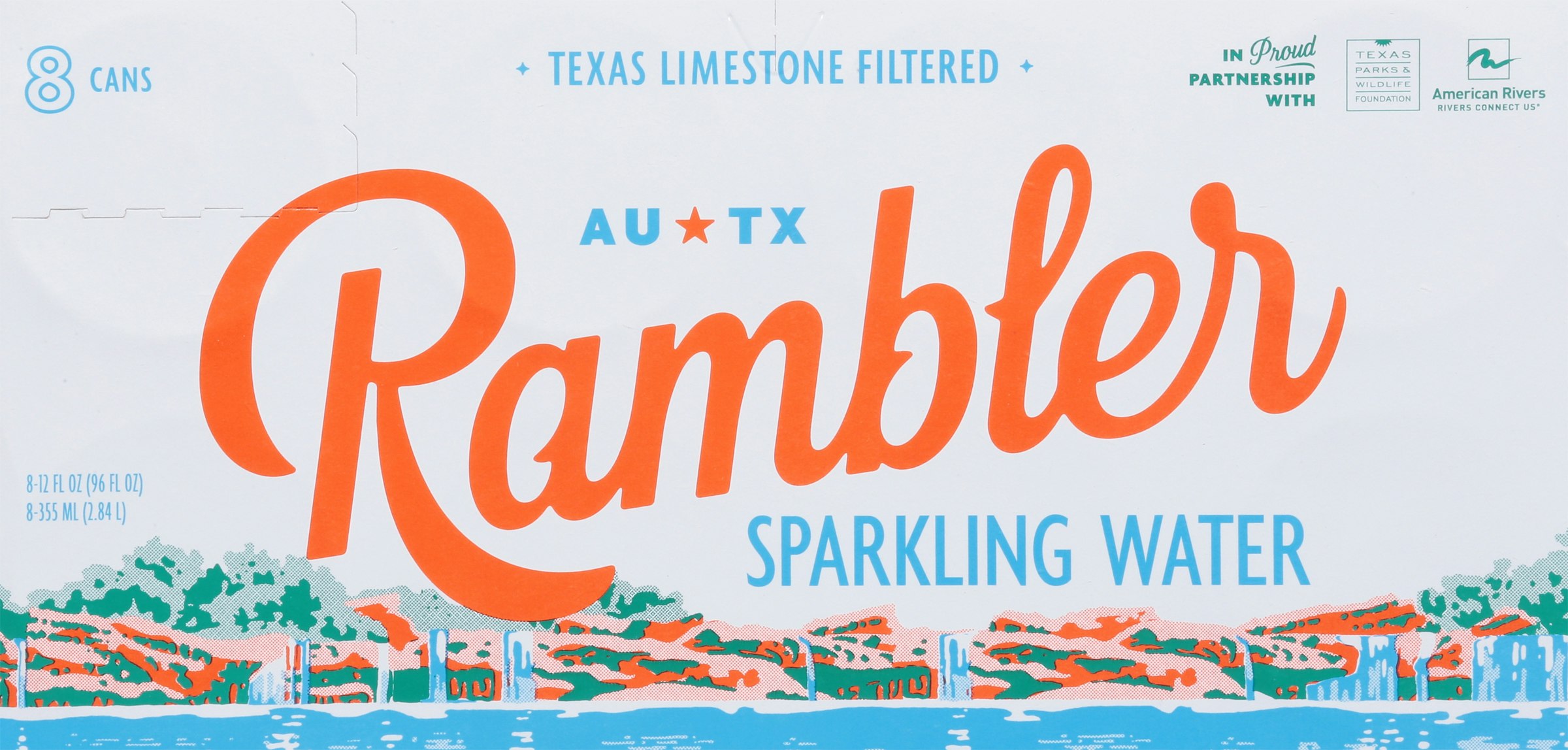 (Pack Of 3) Rambler Original Sparkling Water 8 Pack 96 Fl Oz