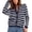 #0275-Navy, variant on TaTaai Women's Striped Loose Cardigan Long Sleeve Round Neck Casual Sweater Jacket for Fall Winter