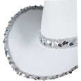 thumbnail image 3 of Sombrero de vaquero tejano para adultos, accesorio de fiesta de disfraces color blanco, para dinero, unisex., 3 of 3