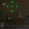 thumbnail image 4 of RXMEKW Digital Wall Clock Luminous Wall Clock Sticker, Diy Luminous Frameless Hanging Watch, Diy Sticker Wall Clock for Kitchen, Bathroom, Home Decoration, Digital Luminous, 4 of 5