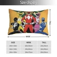 thumbnail image 4 of Power Rangers Pillow Protector Pillow Cases Lightweight Soft Pillowcases Comfortable Pillow Covers 20"X30", 4 of 9