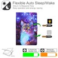 thumbnail image 3 of Galaxy Tab A8 10.5 inch Case SM-X200/SM-X205/SM-X207, Allytech Premium PU Leather Multi-Angle Viewing Angles Stand Smart Auto Sleep Wake Folio Cover for Samsung Galaxy Tab X200 2022, Galaxy Cat, 3 of 6