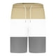 thumbnail image 5 of Camisetas Casuales Cuello Redondo Manga Corta Color Bloqueado Superior, Pantalones Cortos a Juego para Deportes Y Diarios, 5 of 7