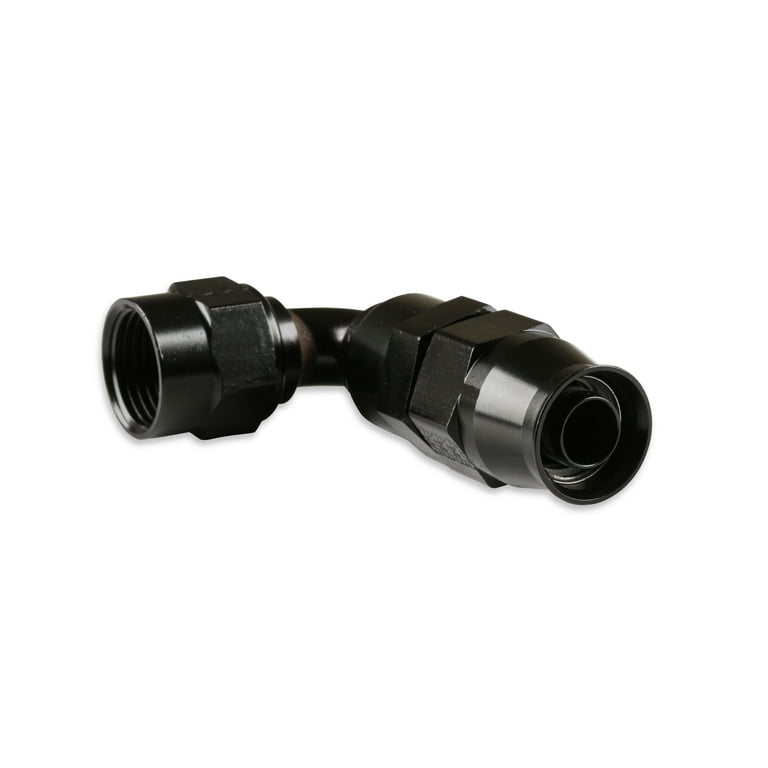 Earl's 6AN 90-Degree Ultrapro Crimp-On Hose End Black Earl's 6AN 90-Degree Ultrapro Crimp-On Hose End Black
