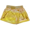 thumbnail image 3 of Kiijoy Girls Metallic Shorts for Stage Performance Dance Glitter Shiny Shorts, Sizes 13-14, 3 of 4