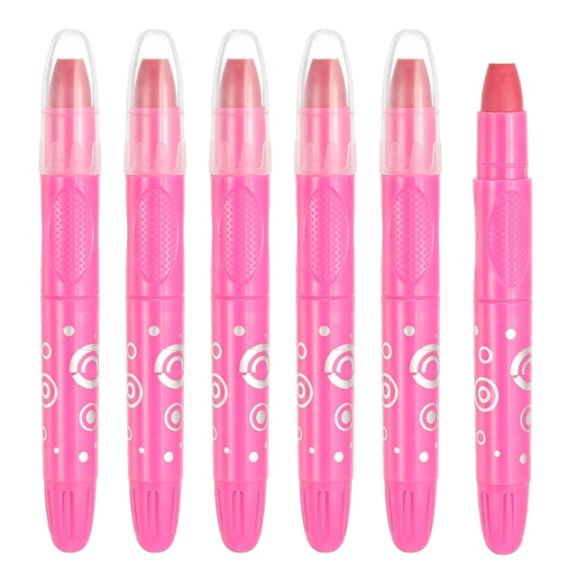 Uxcell 6Pcs Watercolor Gel Crayon for Coloring, Peach Red