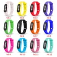 thumbnail image 4 of Minnieouse Digital LED Distancia para Caminar Podómetro Calorías Deporte Fitness Muñeca Reloj de Silicona Relojes zafiro, 4 of 6