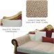 thumbnail image 4 of Cat Scratcher Couch Shape - Interactive Paw Exercise Toy Big Corrugated Cardboard Cat Bed with Mat,Pet Products ShopWise Round, 4 of 9
