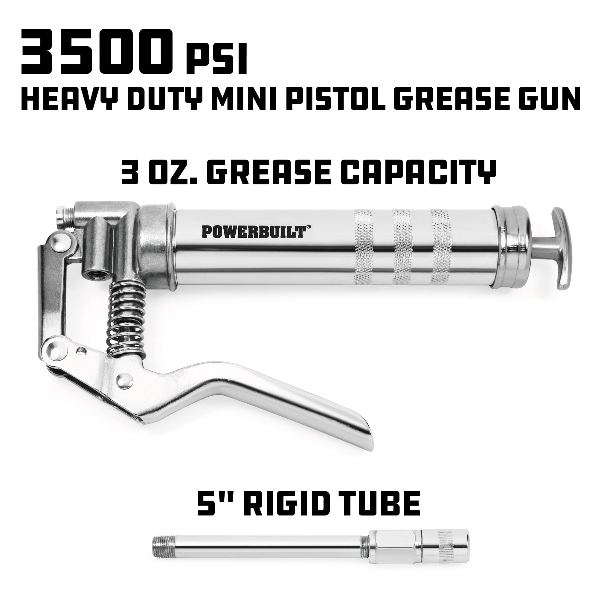 Powerbuilt Mini Pistol Grip Grease Gun - 648755