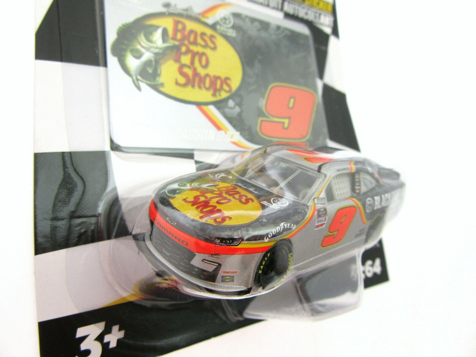 Noah Gragson ~ Bass Pro Shops Car ~ NASCAR Authentics ~ Die Cast 1:64 Scale