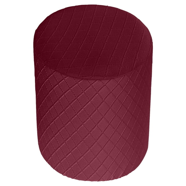 Funda elástica Sunnimix Funda otomana redonda Vino rojo