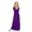 2-Purple, variant on Girls Solid Color Long Sleeve Round Neck Dress, Slim Fit & Cute Stylish Design, Ideal for Casual Daily Wear, Comfortable St. Patrick's Day Outfit