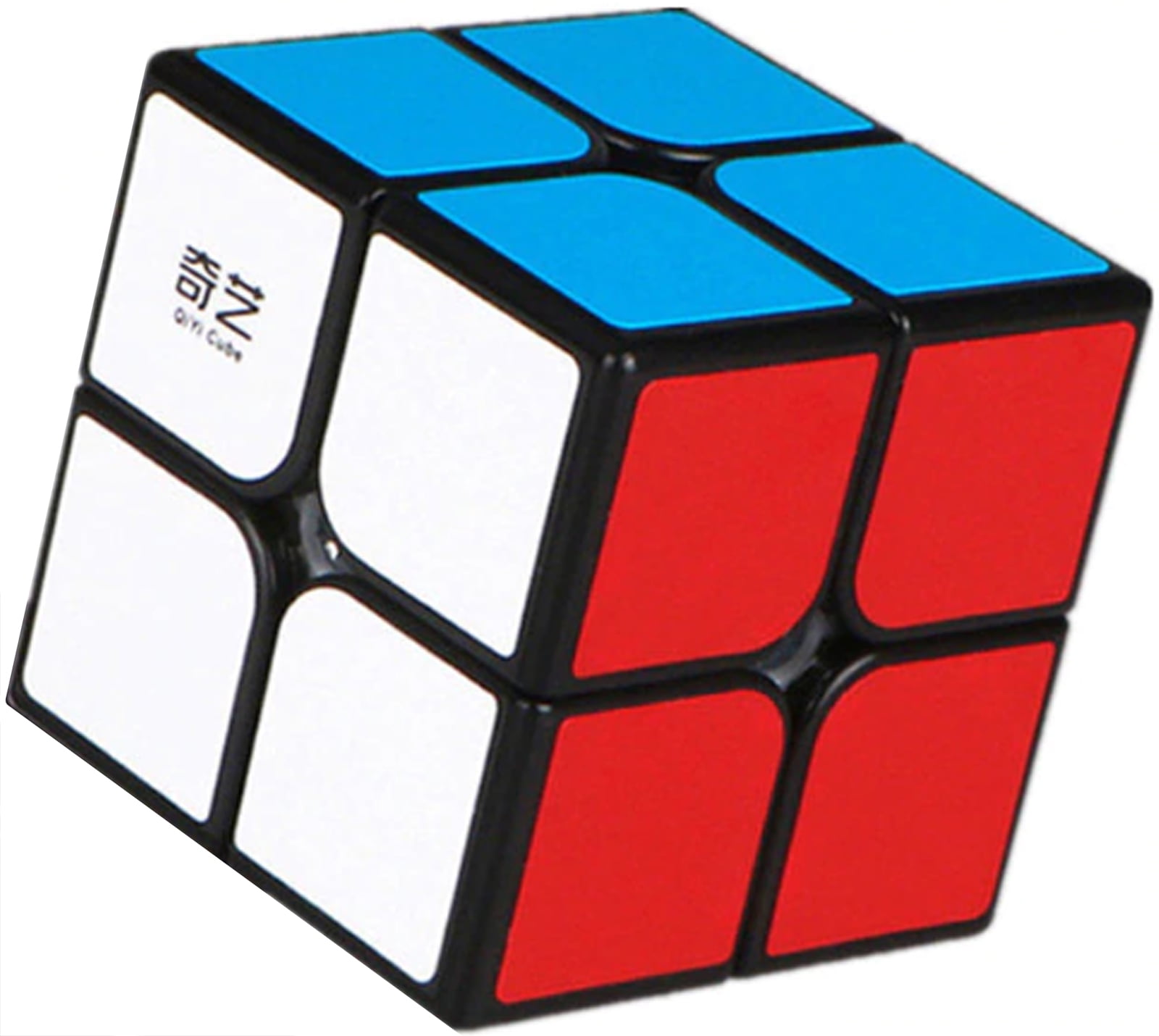 Magic Cube ,2x2 Speed Cube Puzzle Twist Travel Toys for Gift （Black