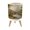 Color 3, variant on Small Trash Can with Lid Whimsical Forest Scene Bear Animal Companions Sepia Tones Nursery 1.8 Gallon Dog Proof Trash Can Round Garbage Can Waste Bin Wastebasket for Bathroom Bedroom Living Room