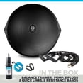 thumbnail image 5 of Bosu Home Balance Trainer for Strength, Flexibility, and Cardio Workouts, Black, 5 of 12