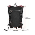 thumbnail image 3 of Mochila de hidratación Mochila práctica Bolsa de agua de nailon Mochila con compartimento Mochila para correr Escalada Montar Viajar Camping shamjiam Mochilas de hidratación, 3 of 8