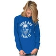 thumbnail image 4 of Defend Freedom Liberty Flag Skull Long Sleeve TShirt Men Women Brisco Brands L, 4 of 6