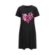thumbnail image 5 of Camisón corto de talla grande para mujer, camisón de manga corta con estampado de pecho a la moda, camisón para mujer, 5 of 5