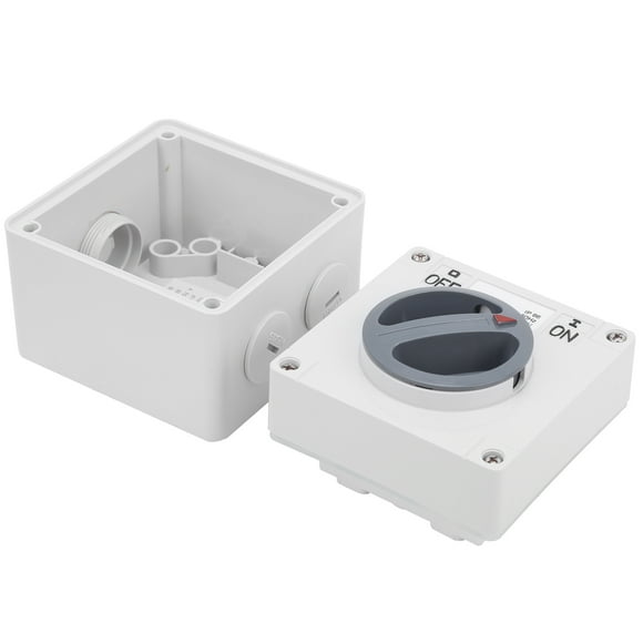 Zócalo de interruptor impermeable para exteriores, Zócalo de interruptor impermeable para exteriores Componentes de control industrial Interruptor de aislamiento elaborado con cuidado