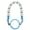 Blue, variant on NFTIGB Water Bottle Handle Cute Daisy Flower Silicone Loop Hand Woven Lanyard Cup Rope for Outdoor Travel Camping Green (9.84 inches / 25.0 cm)