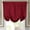 Burgundy, variant on Sheetsnthings Stanton 37-Inch Wide x 63-Inch Long, Triple Weave Blackout Rod Pocket Tie-Up Shade for Small Window, Kitchen or Bathroom Balloon Blind