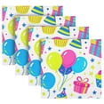thumbnail image 4 of Iauyy Satin Napkins Set of 6- Bright Colorful Birthday Party DIY Printing Decoration Cloth Napkin- Easy Care for Home/Party, 4 of 8