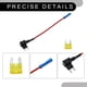 thumbnail image 4 of Kit de adaptador de fusible pequeño, conector de portafusibles, 4 paquetes de portafusibles de cuchilla CC 32V con 11 fusibles (2A+3A+5A+7.5A+10A+15A+20A+25A+30A+35A+40A), 4 of 7
