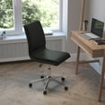 thumbnail image 3 of Flash Furniture Madigan Faux Leather Mid-Back Office Chair with Casters, 300 lb, Black, 3 of 11