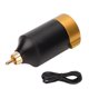 thumbnail image 1 of Fuente de alimentación inalámbrica para tatuajes con interfaz RCA, pantalla LED de 1500 mAh, batería recargable para máquina de tatuajes dorada, 1 of 10