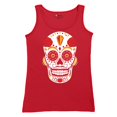 thumbnail image 5 of Kansas City Sugar Skull Women's Tank Top KC Die-Hard Football Fan Tailgating, 5 of 7