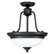 Nuvo 60/2429 Glenwood Ceiling Medallion Lighting 15in Sudbury Bronze 3-light
