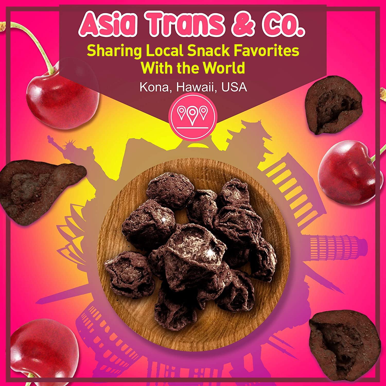 Asia Trans Seedless Li Hing Cherry Mui, 3 Oz.