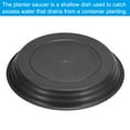 thumbnail image 4 of Unique Bargains Plant Saucers 9 Inch, 6 Pack Round Plastic Flower Pot Plant Tray, Gray, 4 of 5