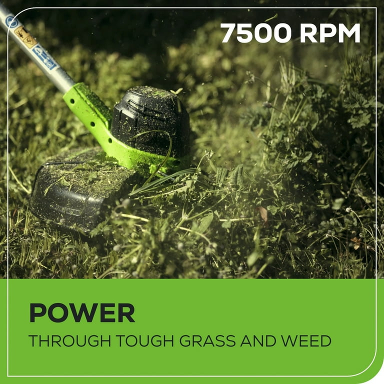 Greenworks, Cordless String Trimmer, 2101602A, 40V 12