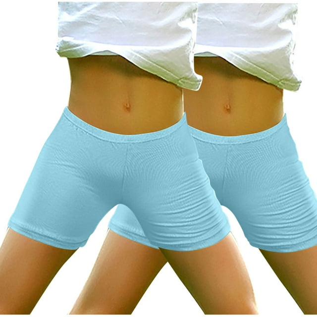 Birdeem Girls Fashion Casual Spring and Summer Solid Elastic Waist Kids Short Pants