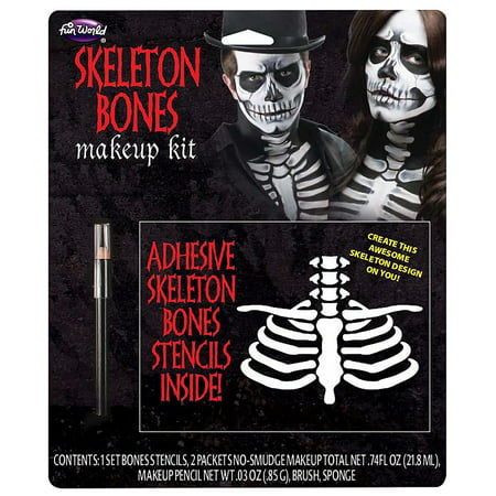 Skeleton Bones Halloween Makeup Kit