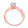 thumbnail image 2 of 0.25 Carat Diamond Solitaire Ring In 10K Solid Rose Gold, 2 of 6