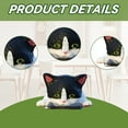 thumbnail image 3 of BESTSKY 2Pcs Cat Figurines,Miniature Cat Sculpture Small Cat Figurines,Realistic Color Figurine Cat Sculpture,Style4, 3 of 7
