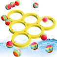 thumbnail image 1 of LEEYNEER Pool Game with Score  12 Colorful Tossing Balls Floating Pool Throwing Game Summer Swimming Beach Toys, 1 of 5